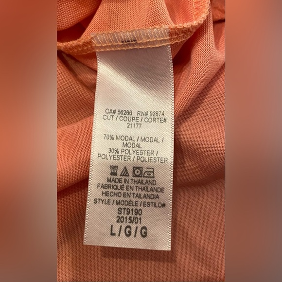 Splendid Woman’s Zip Top Shirt Pink/Peach Size Large NWOT - Picture 5 of 7